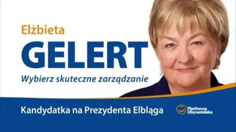 Spot wyborczy Elżbiety Gelert, kandydatki na prezydenta Elbląga