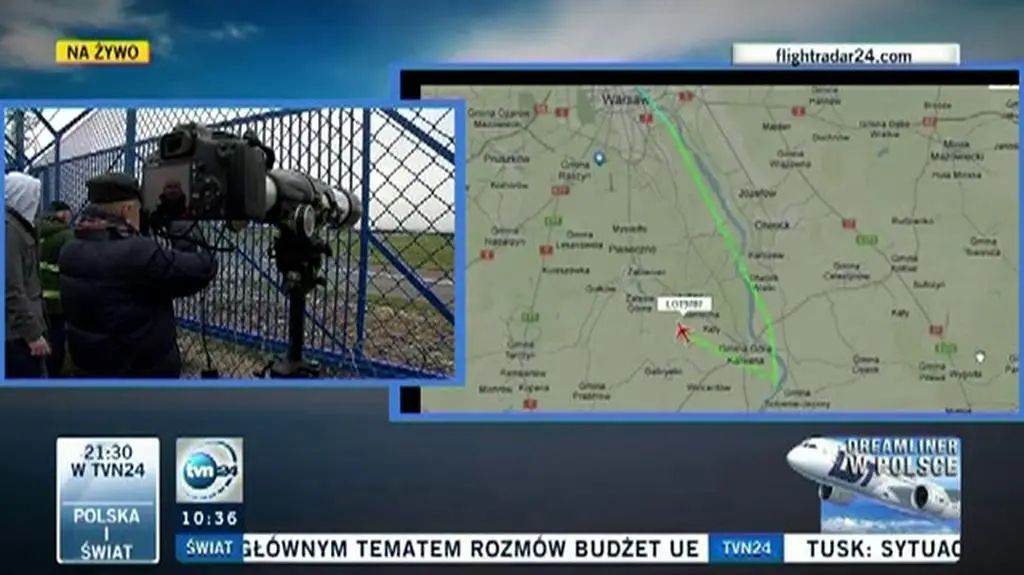 Spotterzy czekają na Dreamlinera