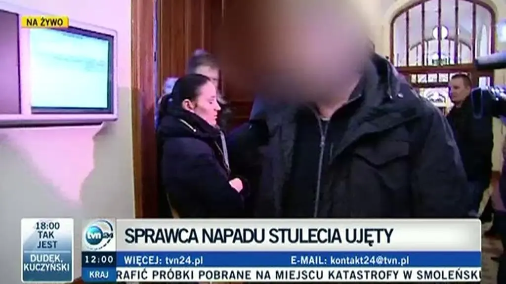 Sprawca napadu stulecia ujęty 