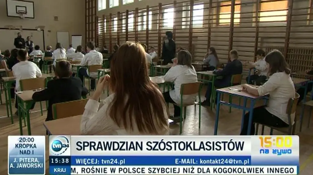 Sprawdzian szóstoklasistów. "Łatwe były pytania"