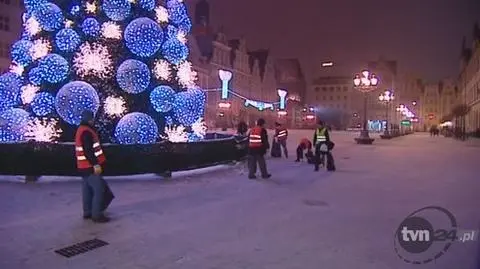 Sprzątanie we Wrocławiu/TVN24