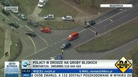 Stan dróg na godzinę 14.30
