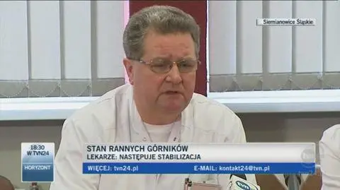 Stan górników jest stabilny i się poprawia (TVN24)