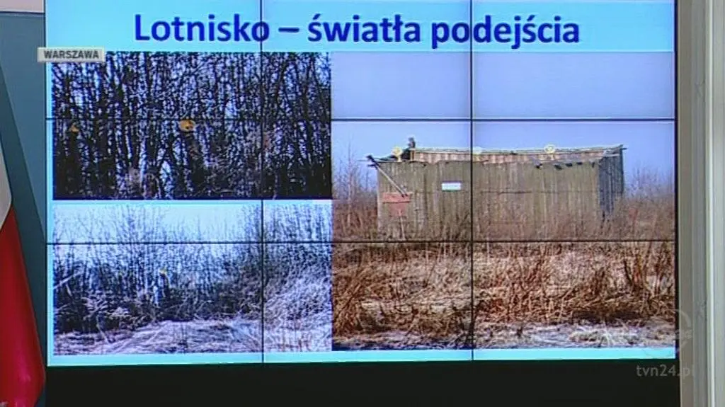 Stan lotniska w Smoleńsku (TVN24)