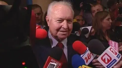 Stanisław Kania po wyjściu z rozprawy
