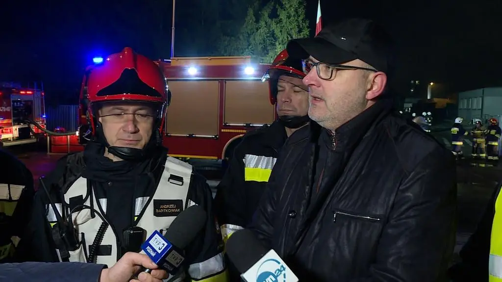 Starosta powiatu: płonął zakład znany na całym świecie