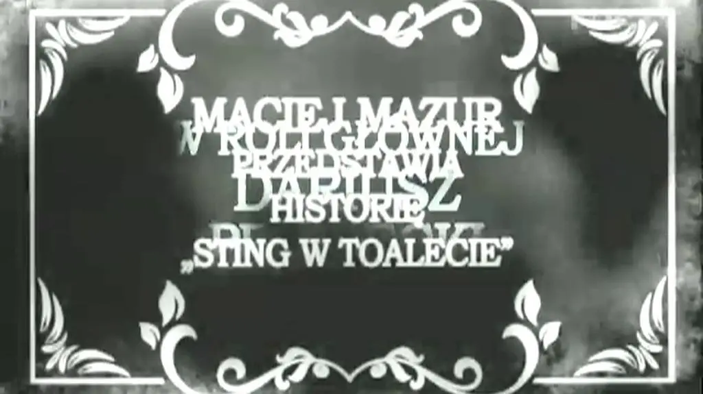 "Sting w toalecie"