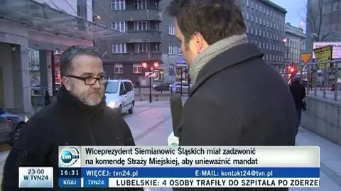Straż miejska w rozmowie nie widzi niczego niestosownego.