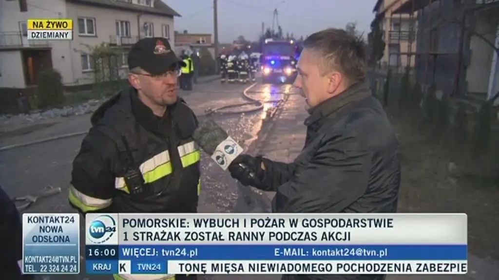 Strażacy wciąż są w Dziemianach
