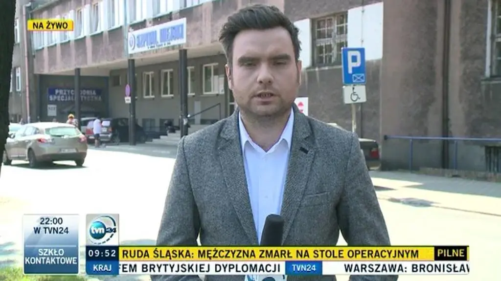 Strzały policji w szpitalu w Rudzie Śląskiej - relacja reportera TVN24