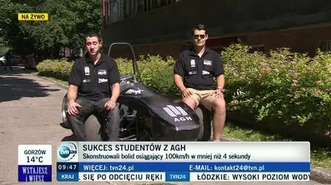 Studenci AGH stworzyli bolid na wzór Formuły 1