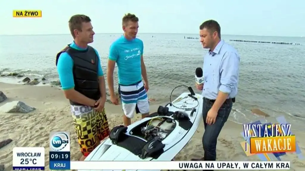 Surfing 50km/h nawet bez wiatru i fal