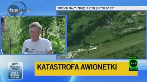 Świadek katastrofy: To był taki dziwny odgłos