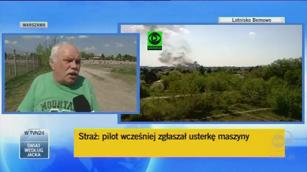 Świadek o akcji ratunkowej (TVN24)