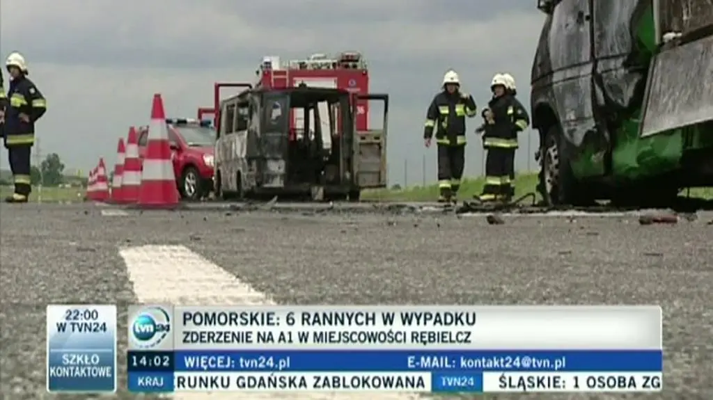 Świadkowie o wypadku na A1