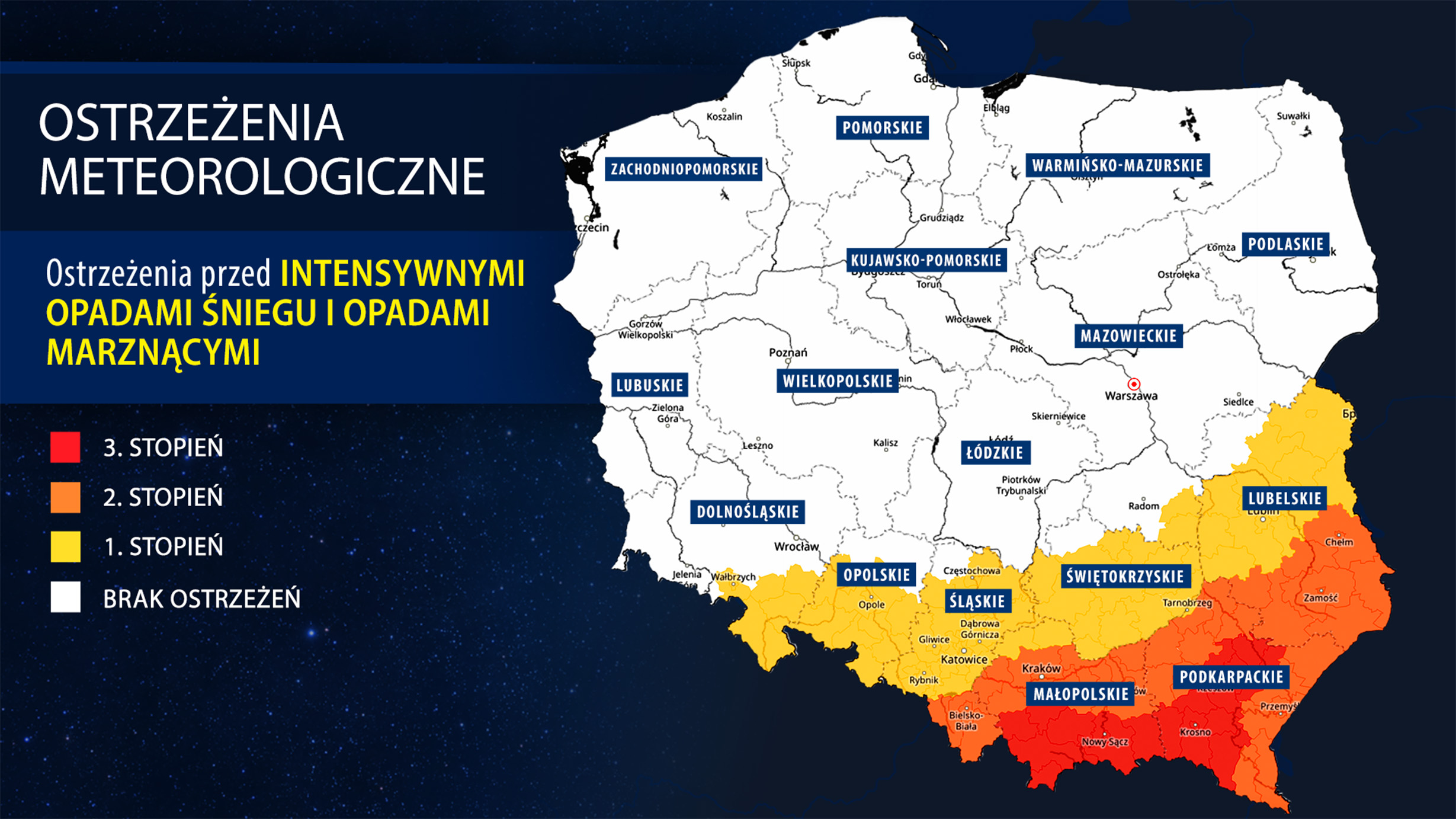 Ostrzeżenia meteorologiczne IMGW 