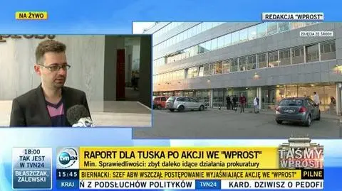 "Sygnał, że szaleństwo, które w środową zostało rozpoczęte, ktoś powstrzymał"