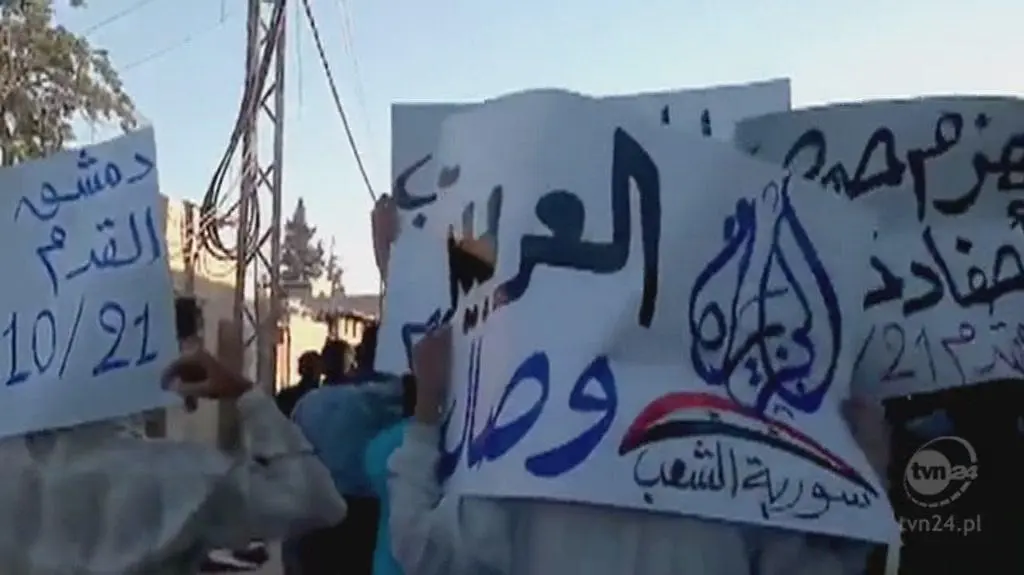 Syryjczycy świętują (Youtube)