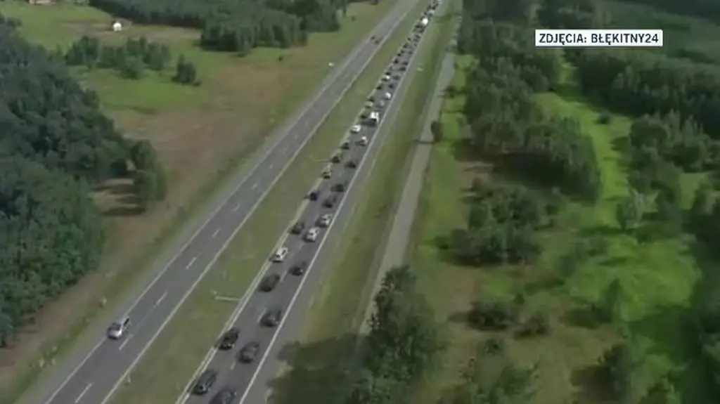 Sytuacja na autostradzie w weekend 