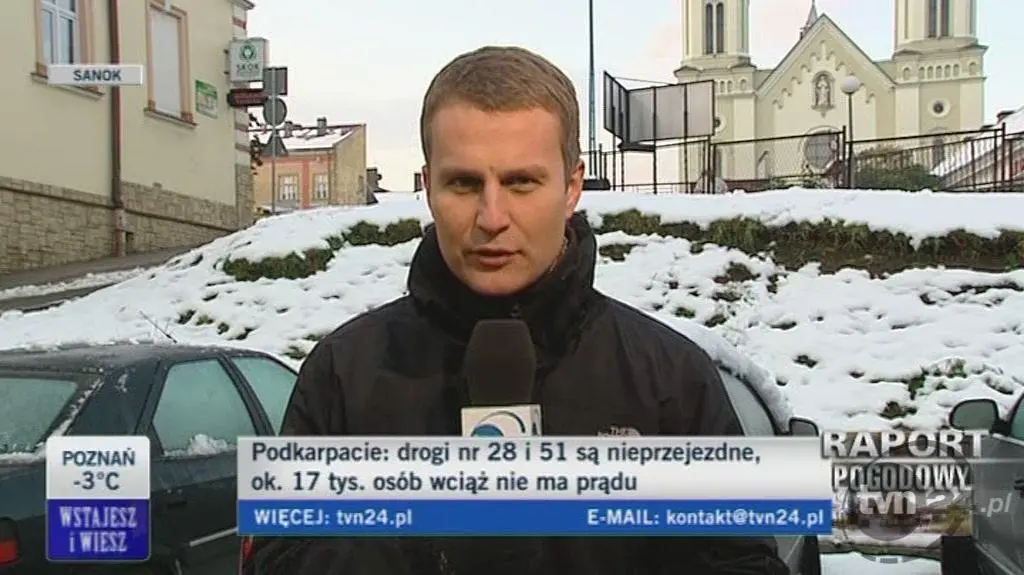 Sytuacja w Sanoku ok. godz. 7:00