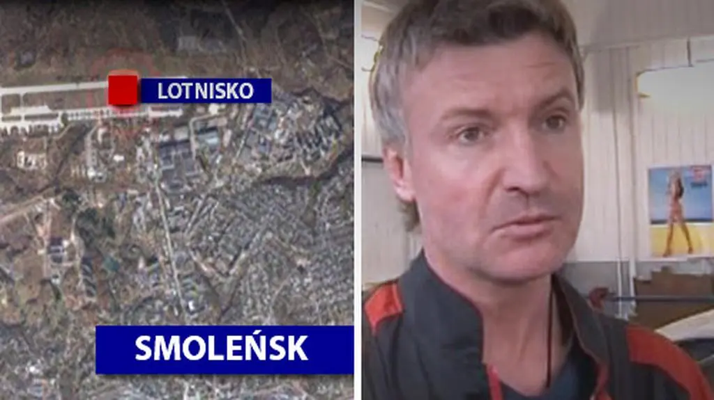 Szczątki samolotu roztrzaskane były na długości 200 metrów