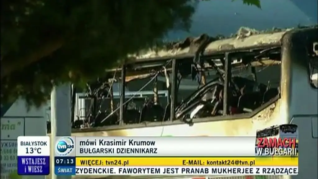 Szczegóły zamachu w Burgas opisuje Krasimir Krumow, bułgarski dziennikarz