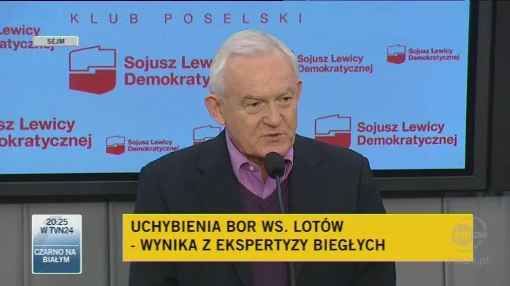 Szef SLD podważa obiektywizm biegłych (TVN24)