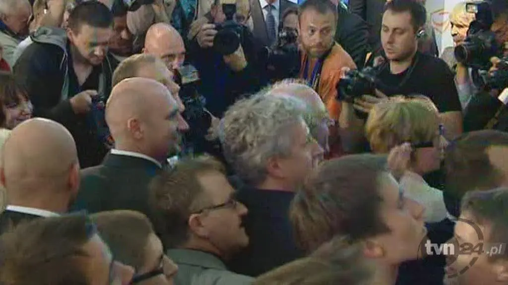 Sztab PO po ogłoszeniu wyników