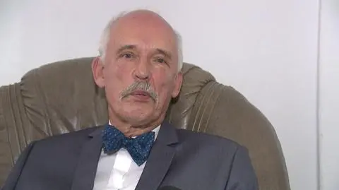"Ta gnida się wzięła i poleciała do prasy". Korwin-Mikke o spoliczkowaniu Boniego