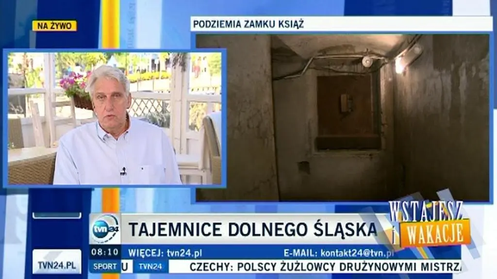 Tajemnice Zamku Książ w poranku TVN 24
