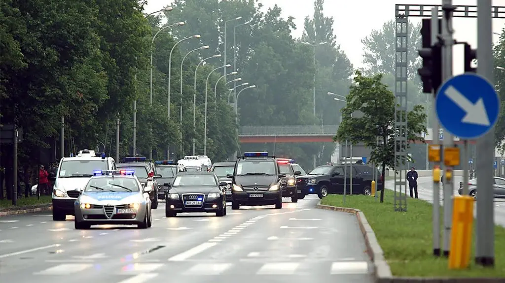 Tak Barack Obama jechał przez Warszawę. Zobacz którędy wiodła trasa