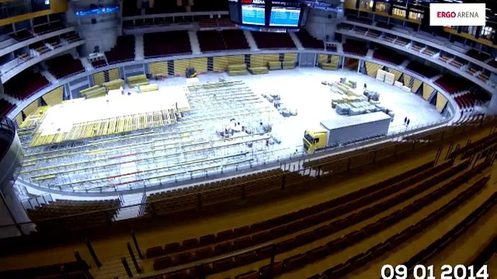 Tak powstaje bieżnia na lekkoatletyczne mistrzostwa świata