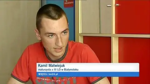 Tegoroczni maturzyści o czekających ich egzaminach