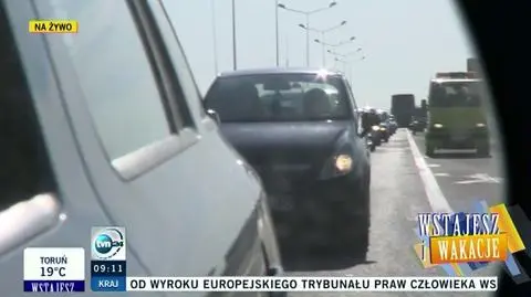 Tłoczno na autostradzie A4