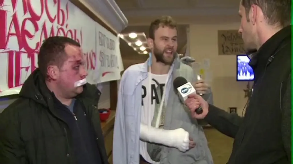 "Tłukli mnie jak popadnie", mówi ofiara Berkutu