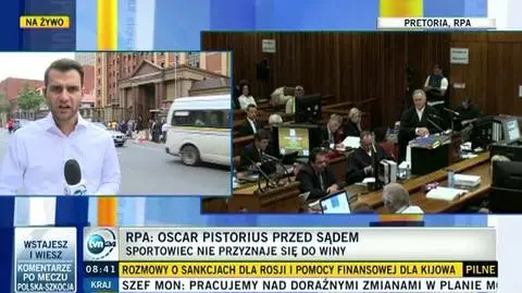 "To będzie wyjątkowo trudny dzień dla Pistoriusa"