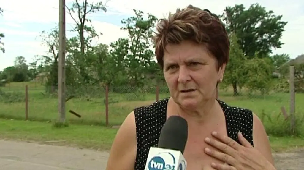 "To był ułamek sekundy" - mówiła mieszkanka Laskowa
