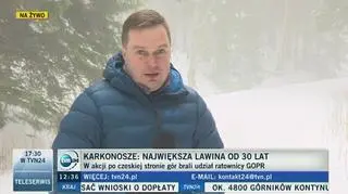 To największa od lat lawina w Karkonoszach