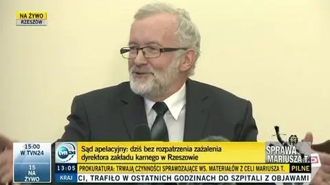 To sądu nie dotarło jeszcze zażalenie