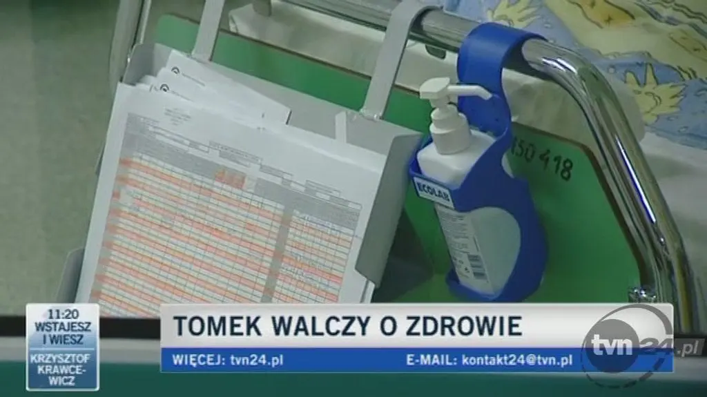 Tomek już słyszy bajki (TVN24)