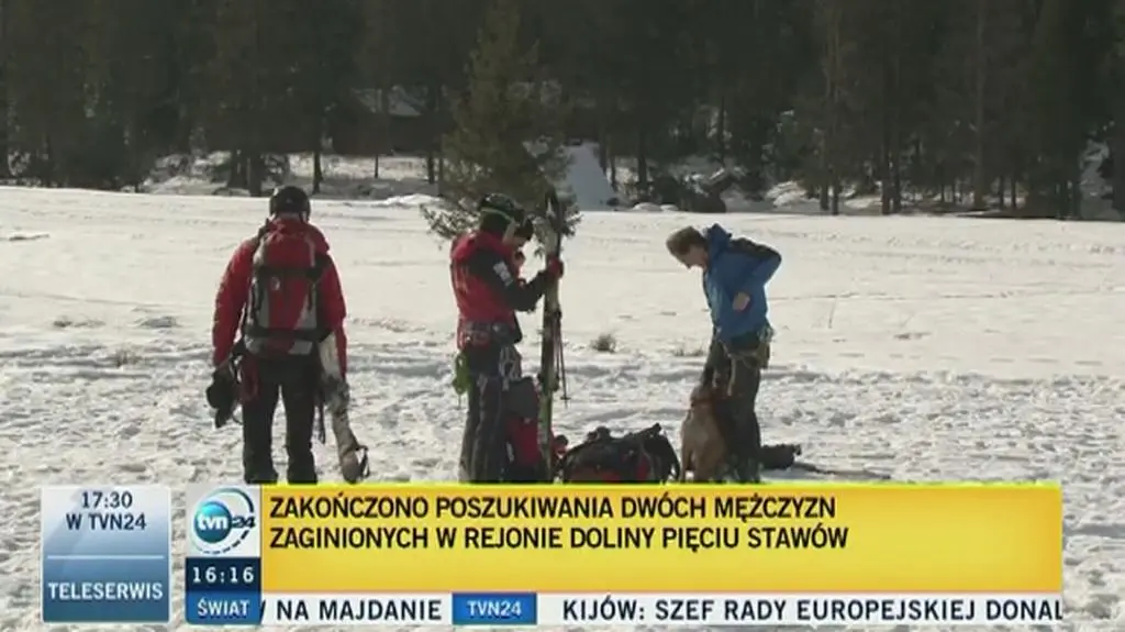 TOPR zakończył poszukiwanie dwojga zaginionych mężczyzn