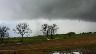 Trąba powietrzna nad Wielkopolską