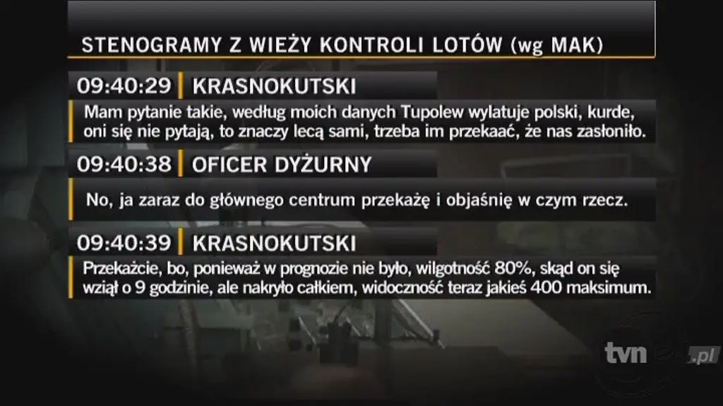 Transkrypcja rozmów telefonicznych na SKP od 09:40:29 do 09:41:12 (TVN24)