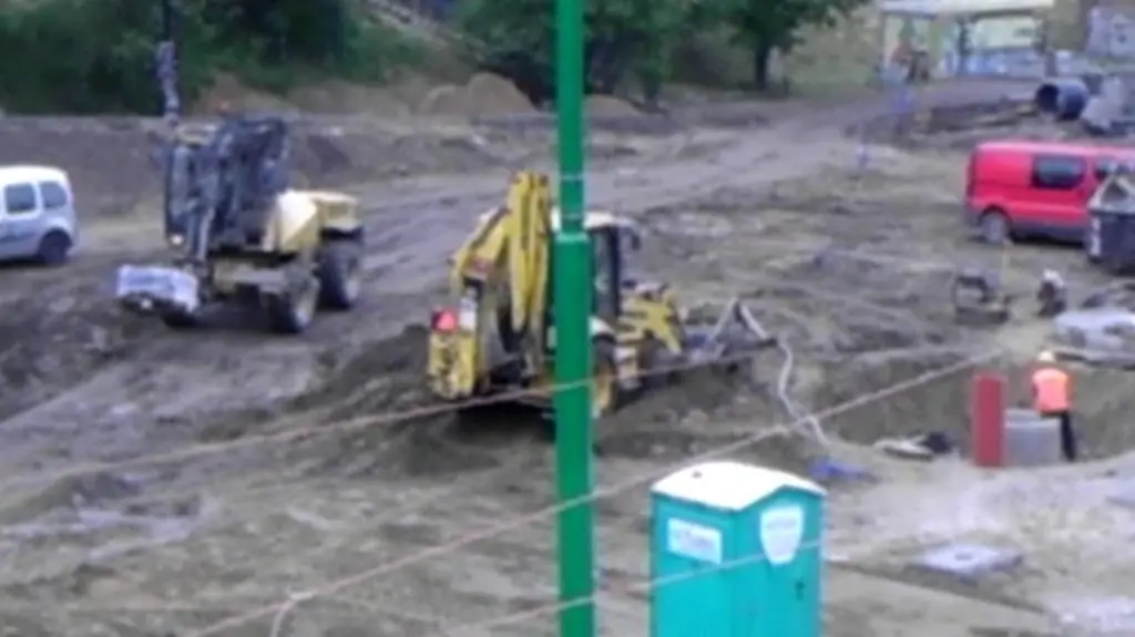 Trasa na Franowo: prace na os. Lecha