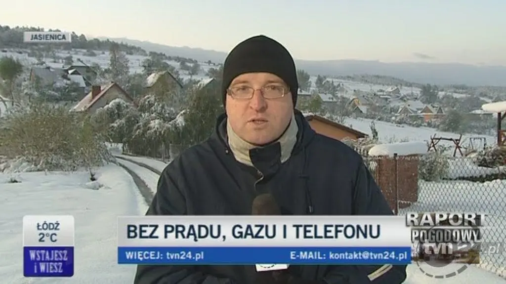 Trudny poranek w Małopolsce