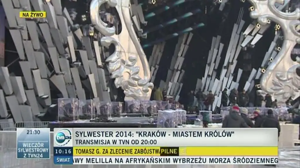 Trwa odliczanie do rozpoczęcia zabawy na krakowskim Rynku