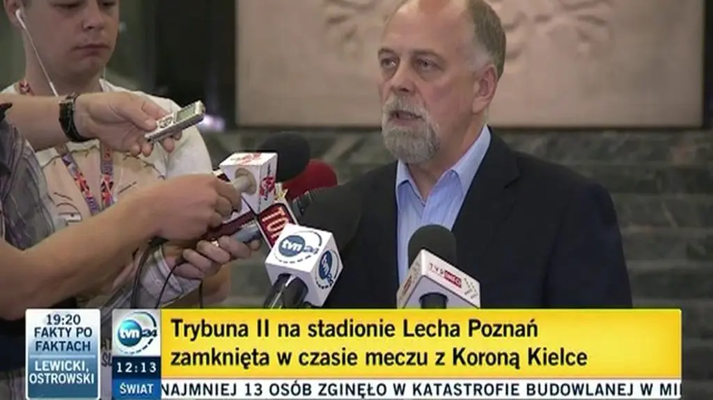 Trybuna II na stadionie Lecha Poznań zamknięta