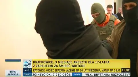 Trzy miesiące aresztu dla 17-latka z Krapkowic