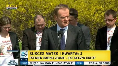 Tusk: godzina w przedszkolu maksymalnie za 1 zł