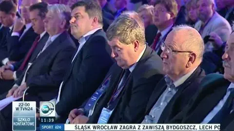 Tusk na zjedździe PO 